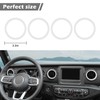 RT-TCZ for Wrangler JL Dash Air Vents Cover Trim Stickers