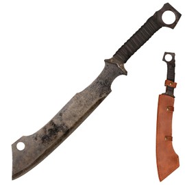 Claymeur Full Tang Manganese Steel Machete Sword with Sheath for Collection, Practice, Outdoor Use-20.1 Inch