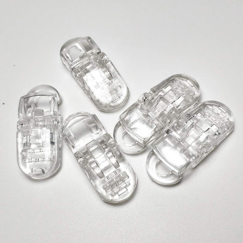 One Touch Clip, 0.2 inch (5 mm), Fish Clip, Clear