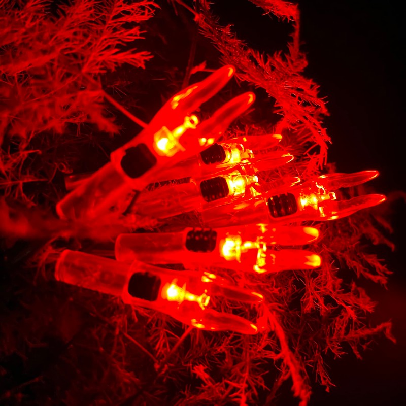 KEAUP 12 Pack X Lighted Nocks Universal Fit for Arrows