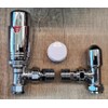 Team Controls Angled Thermostatic Radiator Valve TRV & Lockshield 15mm