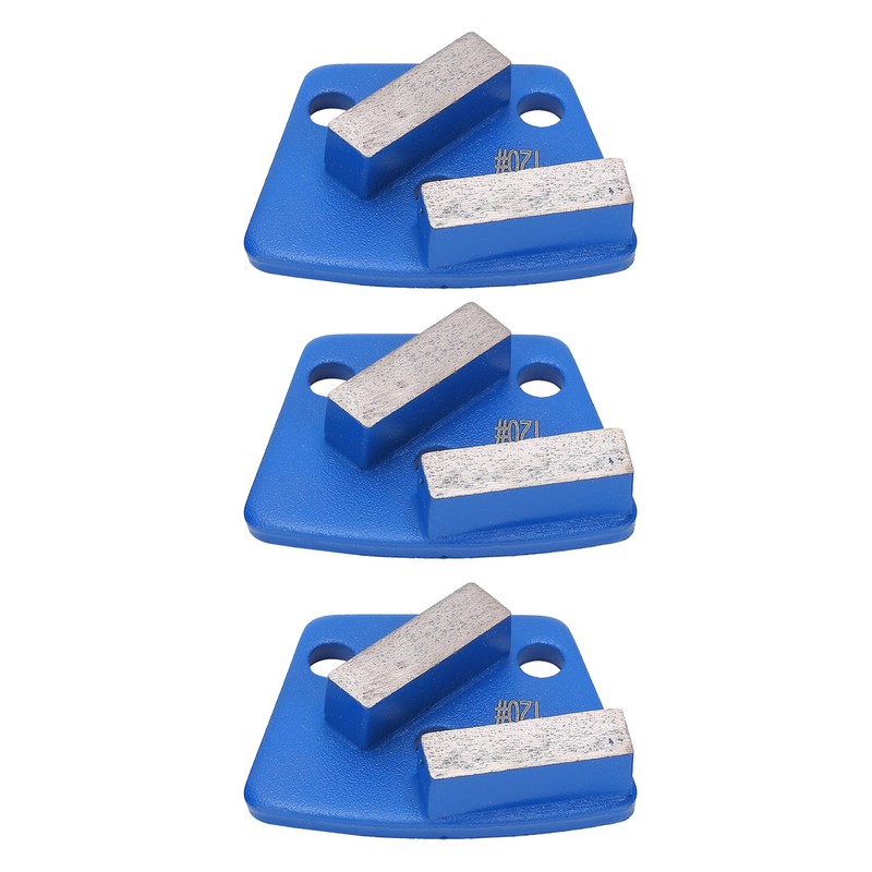 3Pcs Diamond Grinding Shoes Trapezoid Concrete Floor Aggreesive Cutting 2