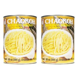 Chaokoh Bamboo Shoot in Water (Strip) 565g, 2 Pack
