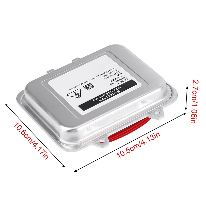 Slakerbe Xenon Headlight Ballast Control Unit Module,Xenon HID Ballast 5DV009