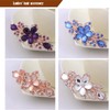 Riggle Barrette, Clip, Hair Clip, Hair Ornament, Glitter, Flower, Beige,