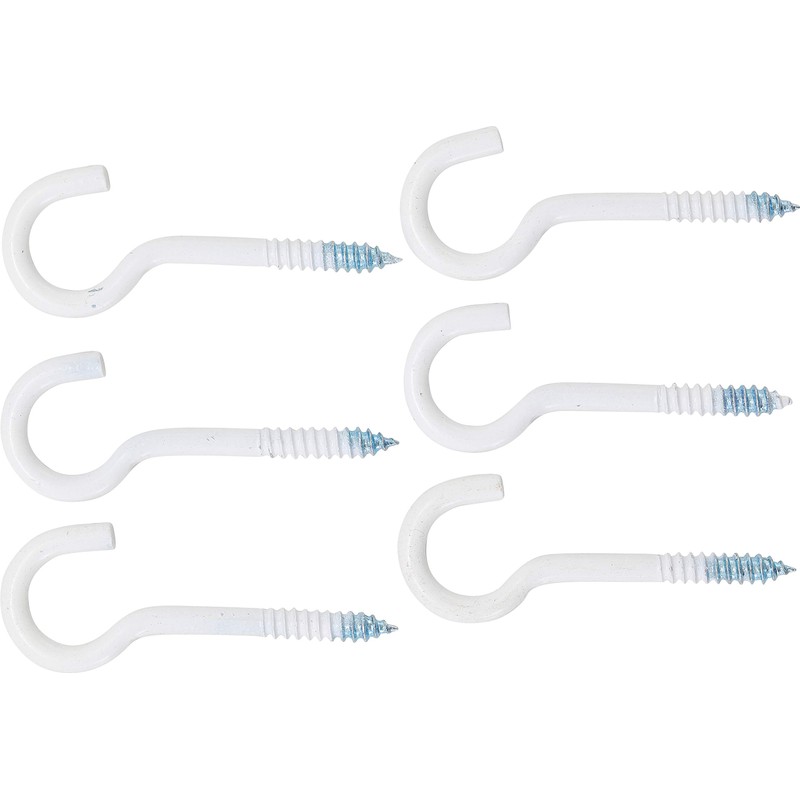 BGS Diy 88181 | Screw Hook Assortment | white |