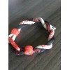 Unbranded Cincinnati Reds Black & Grey Twisted Bracelet. Approximately 8”