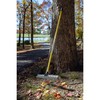 THE GROUNDSKEEPER II Rake 55-inch Lightweight Fiberglass Handle, 21-inch Head,
