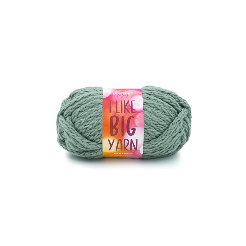 Lion Brand Yarn I Like Big Yarn, Celadon
