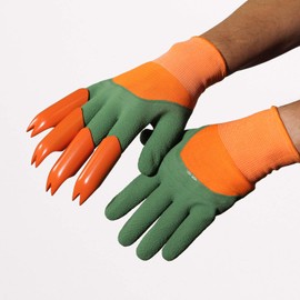 Gardening Gloves with Claws, 1 Set of 2 Gloves Unisex Heavy Duty Durable Waterproof Puncture Resistant Ideal for Digging, Planting, Rake