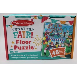 Melissa & Doug Fun at the Fair! A Day at the Fair - 48pc Jumbo size Floor Puzzle