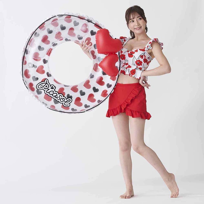 Doshisha Pop Up Heart Float, 35.4 inches (90 cm)