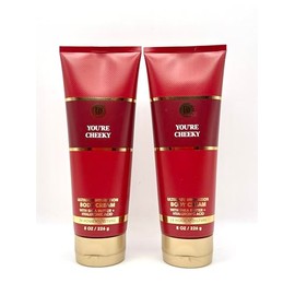 You're Cheeky Ultimate Hydration Body Cream, 24 Hour Moisture with Shea Butter and Hyaluronic Acid, Pink Peppercorn Vanilla Scent, 8 oz, 2-Pack