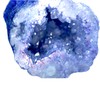 Steinfixx Elegant Quartz Geode | Dyed | Half Geode I