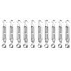 Veda 10x Heavy Duty Galvanised Turnbuckle Strainer M5 Hook Eye