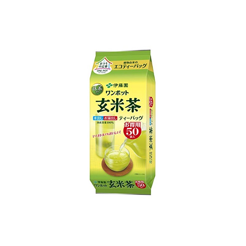 Itoen One Pot Brown Rice Tea with Matcha, 0.1 oz