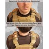 Shoulder Strap Pad for Optimal Weight Distribution, Plate Carrier Shoulder