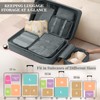 GIBOHOM Suitcase Organiser Set, 15 Pieces Packing Cubes, Waterproof Clothes