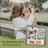 FINGERINSPIRE Pet Memorial Picture Frame 9x9inch I Crossed The Rainbow