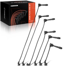 A-Premium - Juego de 6 cables de bujía compatibles con Hyundai Sonata 1999-2005, Tiburon 2003-2008, Santa Fe y Kia Optima Magentis 2001-2006, 2.5L 2.7L