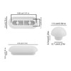 Tabanzhe Toilet WC Seat Buffer Set- 6 Pack Universal Toilet