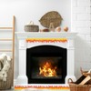 FYSUIMU 69Ft Flame Bulletin Board Border Self-Adhesive Red Orange Fire
