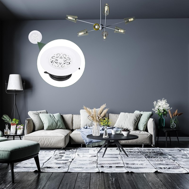 PATIKIL 4 Inch Round Air Vent Cover, 6 Pack ABS