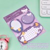 3 Pads Mini Reusable Small Sticky Note Pads Set 20