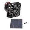 Solar Exhaust Fan Efficient Heat Dissipation Ventilation 50W Solar Panel