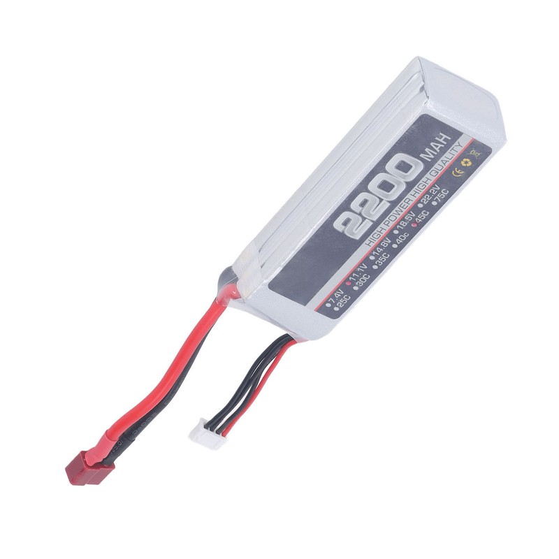 High Rate Lithium Battery Professional 11.1V 3S 2200mAh 45C RC