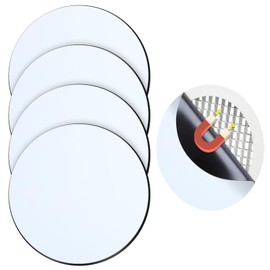 Tellegloww 4 Pcs Round Magnetic Vent Covers 6.5 Inch Air Vent Covers for Home Floor Wall Ceiling RV Air Registers Home HVAC and AC, Fit for Magnetic Metal Surface only