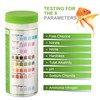 AAwipes Aquarium Ammonia Test Strips 8-in-1 |100 Strips | Quick