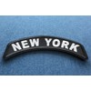 New York Patch - 4x1.75 inch. Embroidered Iron on Patch