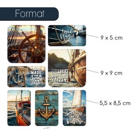 7 Motif Magnets Maritime I Saying Magnets I Gift Idea Men I Kitchen I dv1447