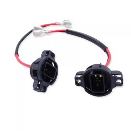 21ST Fit 5202 9009 H16 PS24W Female HID LED Foglight Connector Plug Male Adapter Wire