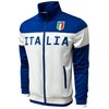 Just 4 Kicks Men's Italy Jacket, White Full Zip Italia