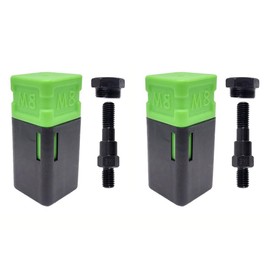 ZIOJOVK 2PCS Riveting nut Tool Replacement Mandrel, Metric and SAE Mandrel (M8)