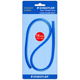 Staedtler Flexible Curve, 18'', Black 3T (97160-18BK03), Blue