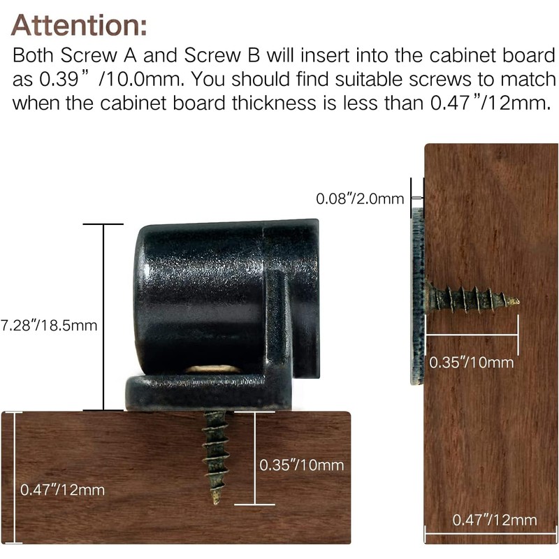 sunivaca 8 Pack Magnetic Door Catch, Rare Earth Cabinet Magnets