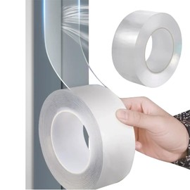 Huakaile Window Weather Sealing Tape 2IN x 66FT, Weatherproofing Draft Insulation Tape Stopper, Removable Window Sill Protector, Door Window Sealer for Winter Block Cold Air (1 Roll)