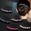 EZ PEACH Rhinestone Hair Comb DE Yaii Wind, Rakuchin, Cantan,