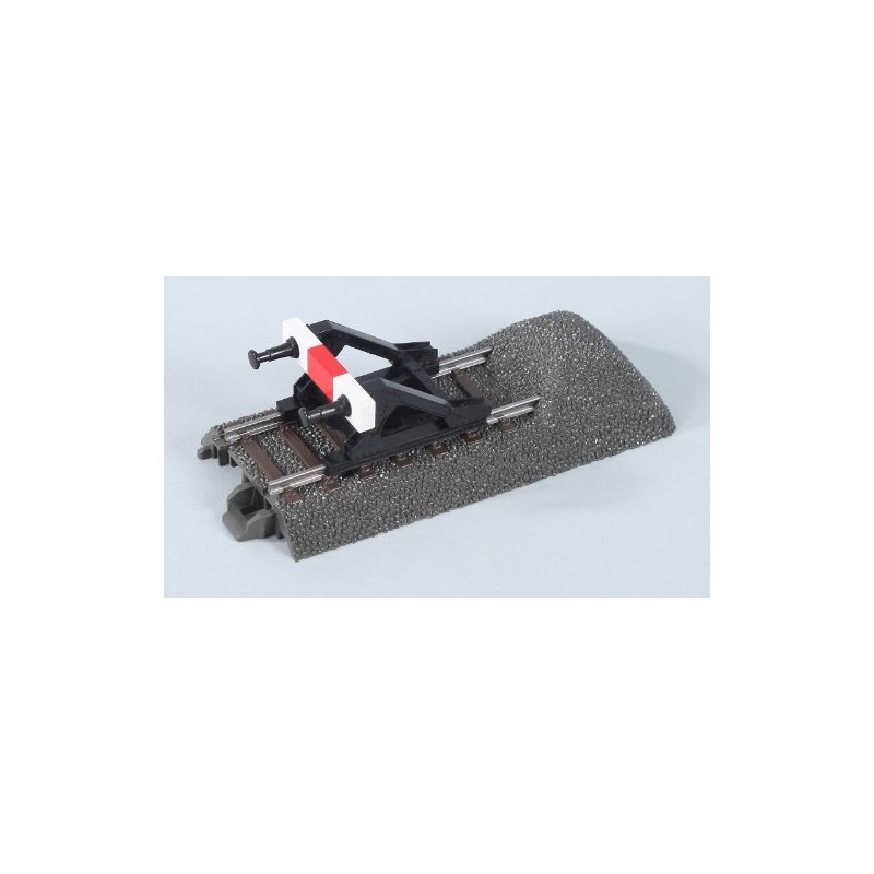 Marklin My World C Track End with Bumper and Lantern