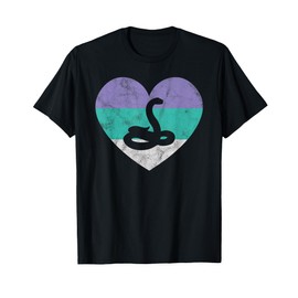 Snake Gift Shirt For Women & Girls Retro Cute | Cobra Python T-Shirt