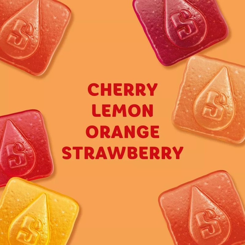 STARBURST GOODIES Original Low Sugar Plant-Based Fruit Gummy Candy, 1.8