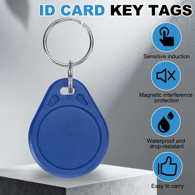 PATIKIL 10 Pack 13.56MHz CUID Rewritable Smart Key Fob Duplicates