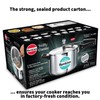Hawkins Classic 5 Litre Tri-Ply Pressure Cooker, Triply Stainless Steel