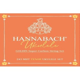 Hannabach Strings for ukulele Tenor Ukulele Goldin Satz Set Tenor 243MHT