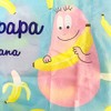 Ken Onishi BARBAPAPA BPD-1300 Eco Bag, Banana(M) Fruit, Size: Approx.