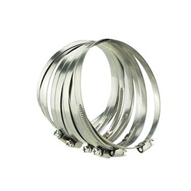 Tumble Dryer Vent Hose Clips 90-110mm for Attaching 4" Hose to Adaptor, 2 Clips Supplied