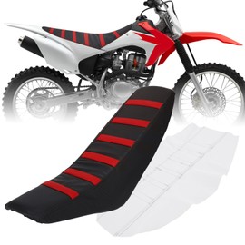 JFG RACING Dirt Bike Seat Cover,Universal Motorcycle Seat Covers for CR CRF MX MXR XT XTR Motorcycle Dirt Pit Bike Motocross-Red